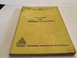 SAA CODE FOR CONCRETE IN BUILDINGS AUSTRALIAN STANDARD STANDARD Association - 1950-Heute