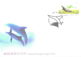 China:FDC Whale Megaptera Novaangliae 2002 - 2000-2009