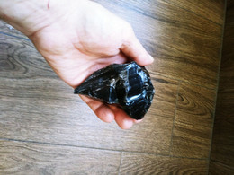 Obsidienne Noire Brute, Pierres Naturelles, Pierres Précieuses, Pierres De Guérison, Chakra 316gr - Minéraux
