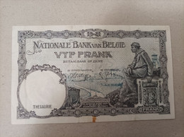 Billete De Bélgica De 5 Francos, Año 1938 - 5 Francs