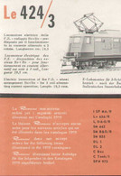 Catalogue RIVAROSSI 1960 Novità SOLO ULTIMA PAGINA Le 424/3 Corr.Alternata (Märklin) - En Italien - Sin Clasificación