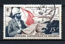 Col33 Colonie AEF Afrique  PA N° 55 Oblitéré  Cote : 1,50€ - Usati