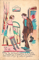 HUMOUR - Illustration HMB 67 - Ben Tu Sais ! - Prostituée - Qu'a-t-elle Perdu ? - Carte Postale Ancienne - Humour