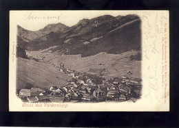 AUSTRIA GRUSS AUS VORDERNBERG OLD POSTCARD - Vordernberg