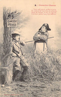 HUMOUR - Nos Bons Paysans - 2 - Première Chasse - Femme Au Fusil - Carte Postale Ancienne - Humor