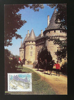 Carte Maximum Card Chateau Castle Arnac Pompadour 19 Correze 1999 Ref 101650 - Châteaux