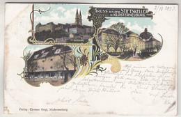 C5384) GRUSS Aus Dem STIFTSKELLER KLOSTERNEUBURG - LITHO - Thomas Siegl 1900 - Klosterneuburg