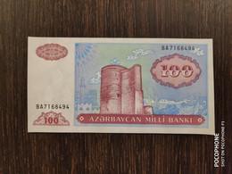 1993 Azerbaijan 100 Manat UNC - Azerbaïdjan