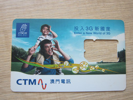 GSM SIM Card, Frame Only, Without Chip - Macau