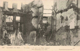 BELGIQUE - S11130 - Termonde - Ce Qui Reste D'une Maison - Guerre 1914 - L1 - Dendermonde