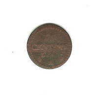 416/ France : 1 Centime Dupré An 7 A - 1795-1799 Direktorium