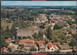 86 - Gençay - Vue Aérienne , Le Vieux Château - Gencay