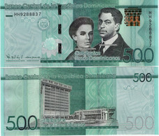 DOMINICAN REP.       500 Pesos Dominicanos      P-192[d]       2017      UNC - Dominicaine