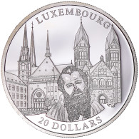 Monnaie, Libéria, 20 Dollars, 2001, Luxembourg, SPL, Argent - Liberia