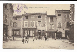 1915 FEURS Hôtel DELESTRA Cachet MILITAIRE  Près Charlieu Noiretable Roanne Saint Chamond Etienne Just Riorges Firminy - Riorges