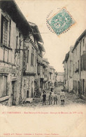 Parthenay * 1907 * Rue Delavault St Jacques * Enfants Villageois - Parthenay