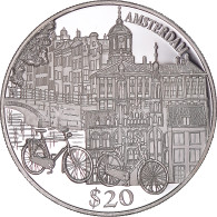 Monnaie, Libéria, 20 Dollars, 2004, Amsterdam, SPL, Argent - Liberia