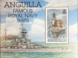 Anguilla 2002 Royal Navy Ships Minisheet MNH - Anguilla (1968-...)