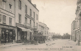 Chazelles Sur Lyon * Boulevard Du Midi * Cordonnerie Française * Café De La Paix * Banque Société Générale * Banco Bank - Other & Unclassified