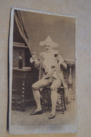 Photo Très Ancienne,Folklore ? Buveur De Bière,collection,9,5 Cm. Sur 6,5 Cm. - Anciennes (Av. 1900)