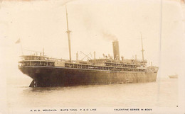 Transport - Paquebots -  Valentine Series M.04063 - RMS Moldavia - Océan -  Carte Postale Ancienne - Steamers