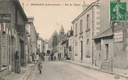 Monnaie * La Rue De L'église * Coiffeur * Buvette - Monnaie