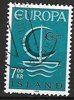 ISLANDE: Europa Type Pp  N°359  Année:1966 - Usados