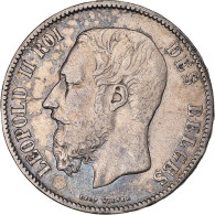 Monnaie, Belgique, Leopold II, 5 Francs, 5 Frank, 1870, Bruxelles, TB+, Argent - 5 Francs