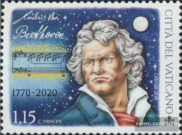 Vatikanstadt 2011 (complete Issue) Unmounted Mint / Never Hinged 2020 Ludwig Van Beethoven - Gebruikt