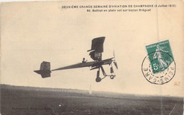 Aviateur - Aviation - Grande Semaine D'aviation De Champagne - 86.Bathiat - Biplan Bréguet - Carte Postale Ancienne - Aviatori