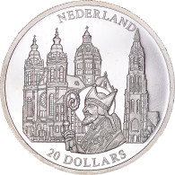 Monnaie, Libéria, 20 Dollars, 2001, Netherland, SPL, Argent - Liberia