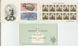 ITALIA - LIBRETTO NUOVO 34° CONVEGNO FILATELICO MILANO 1980 -  PERFETTO - Postzegelboekjes