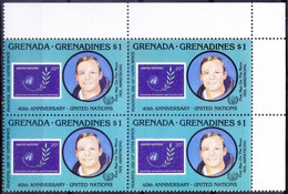 Grenada Grenadines 1985 MNH Blk, Neil Armstrong, Space, Rt Up Corner - Nordamerika