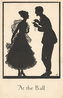 Jugendstil * Série De 3 CPA Illustrateur Art Nouveau VIC Vic * Silhouetten Silhouette Silhouettiste - Autres & Non Classés