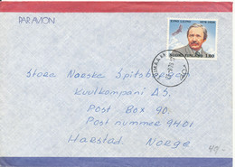 Finland Air Mail Cover Sent To Norway Loimaakk 27-8-1978 Single Franked - Cartas & Documentos
