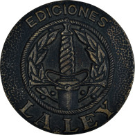 Espagne, Médaille, Ediciones La Ley, Arts & Culture, TTB, Bronze - Altri & Non Classificati