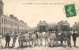 Lorient * Le Quartier Frébault * Retour Des Manoeuvres * Caserne Militaire * Militaria - Lorient