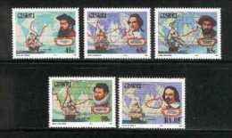 CISKEI, 1993, MNH Stamp(s), Famous Discoverers,  Nr(s).  228-232 - Ciskei