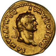 Monnaie, Domitien, Aureus, 77-78, Rome, TTB, Or, RIC:II.1 960 - The Flavians (69 AD To 96 AD)