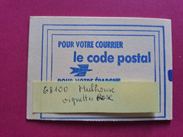 Code Postal - 68100 Mulhouse - Carnet Non Ouvert De 8 Vignettes Lilas Cote 2023 10€ - Blokken & Postzegelboekjes