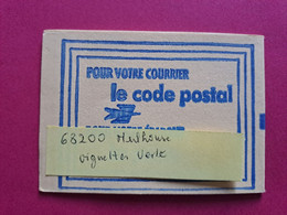 Code Postal - 68200 Mulhouse - Carnet Non Ouvert De 8 Vignettes Verte Cote 2023 10€ - Blokken & Postzegelboekjes