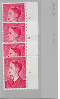 PM328/ Belgique - België 1075P3 N° De Planche 1/4 MNH ** - Unused Stamps