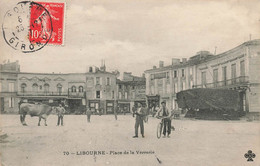 Libourne * La Place De La Verrerie * Coiffeur * Café Du Nord - Libourne