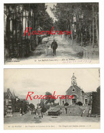 Lot 2 X CPA  La Baule Allee Des Mimosas La Chapelle Et L'Avenue De La Gare France Frankrijk Carte Postale Animee - La Baule-Escoublac