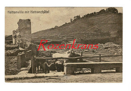 Hattonville Mit Hattonchatel Cheval Chevaux France Frankrijk Carte Postale Animee - Autres & Non Classés