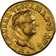 Monnaie, Vespasien, Aureus, 70, Rome, TTB, Or, RIC:II.1 18 - La Dinastía Flavia (69 / 96)