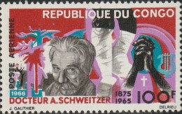 THEMATIC FAMOUS PEOPLE:   ALBERT SCHWEITZER.  DOCTOR, PHILANTHROPIST, MUSICOLOGIST   -   CONGO - Albert Schweitzer