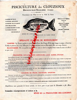 18- BRINON SUR SAULDRE-PROSPECTUS PUBLICITE PISCICULTURE DES CLOUZIOUX-CARPE ROYALE-CARPE-BLACK BASS-GARDON-GOUJON - Landwirtschaft