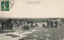 56 - COETQUIDAM - S11264 - Camp - En Manœuvre - La Halte - Militaires - L1 - Guer Cötquidan