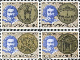 116894 MNH VATICANO 1980 300 ANIVERSARIO DE LA MUERTE DE GIAN LORENZO BERNINI - Used Stamps